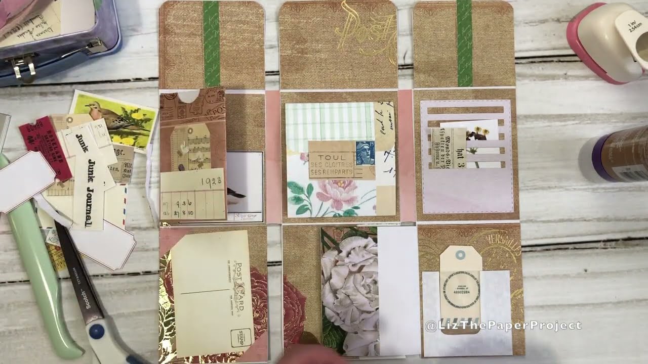 Part 2 Adding Pockets / Flip-outs; Mini Album  + Feeling Overwhelmed - Chatty Video