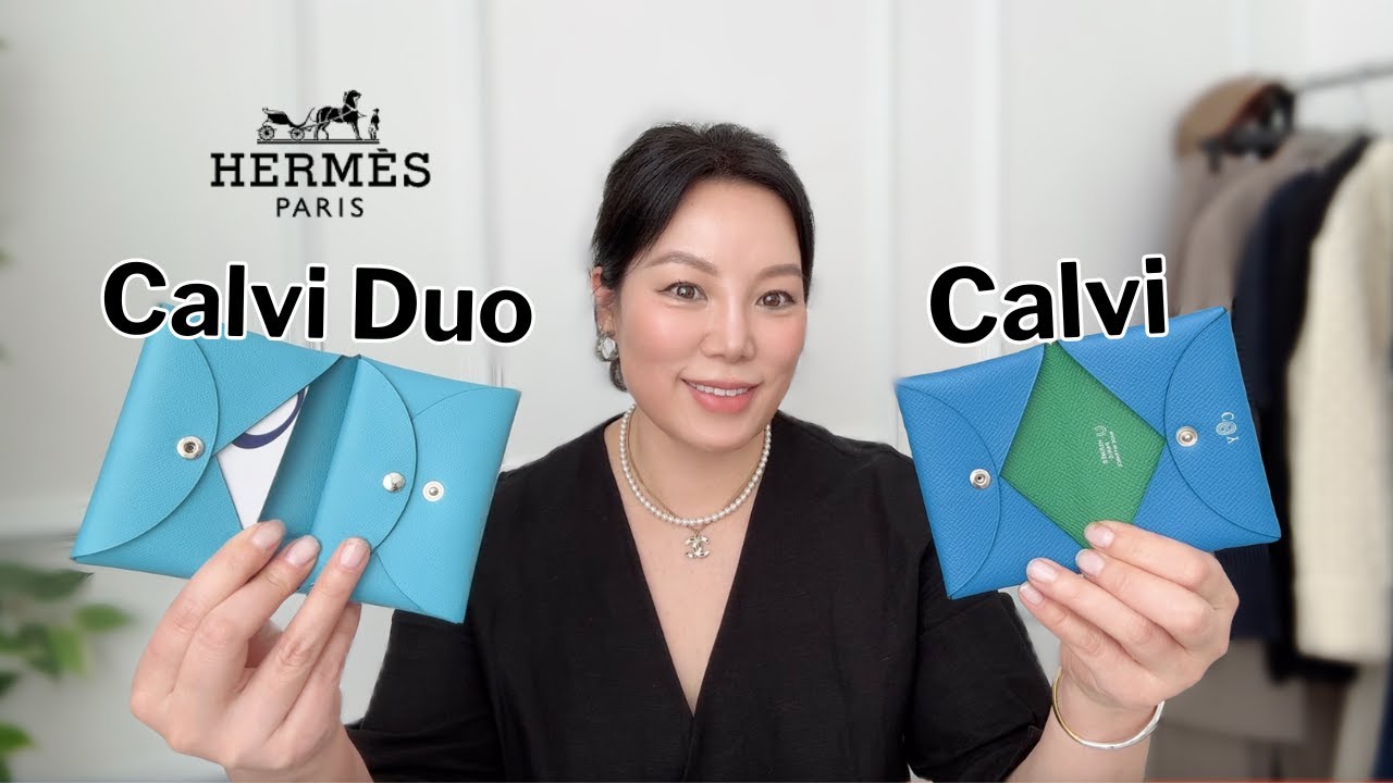 [Bag Review] Hermes Calvi vs Calvi Duo Cardholder | Price | Leather Type | Pros & Cons | Sanecyndy