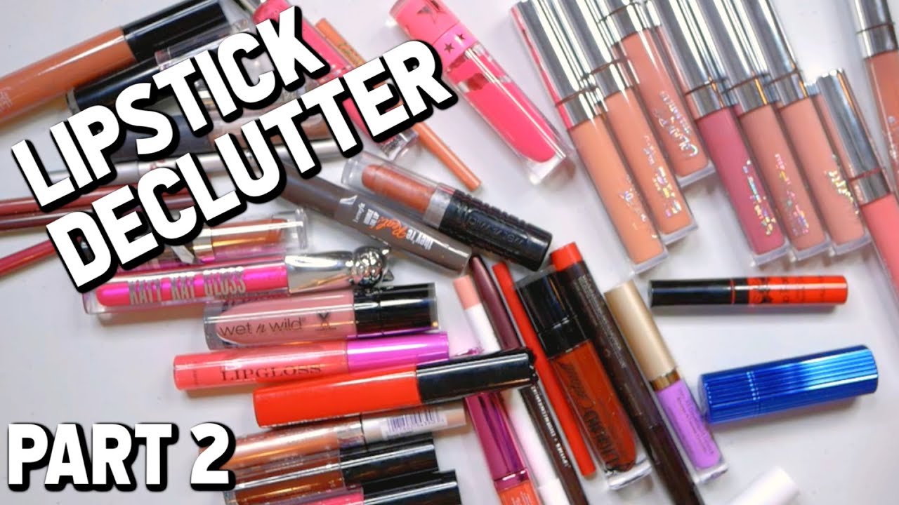 Makeup Declutter: Lipsticks Part 2 | Shelly Slays the Day