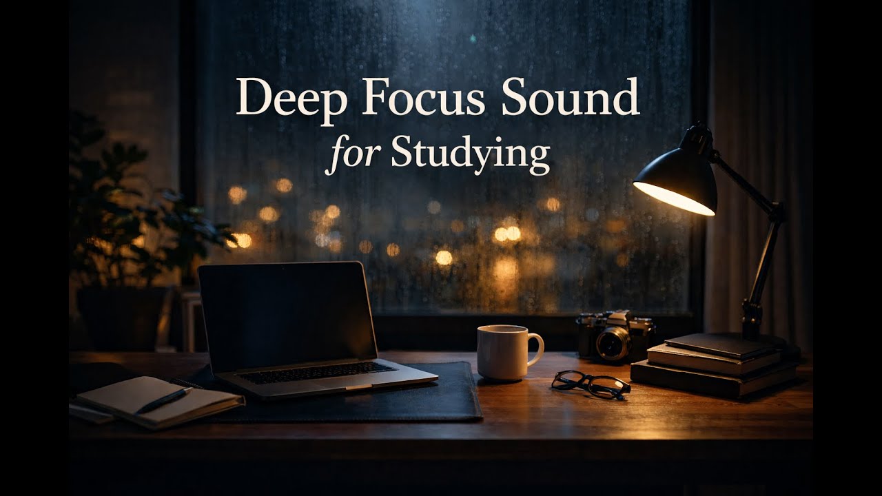 Rain Sounds for Deep Focus | Study & Work, No Distractions