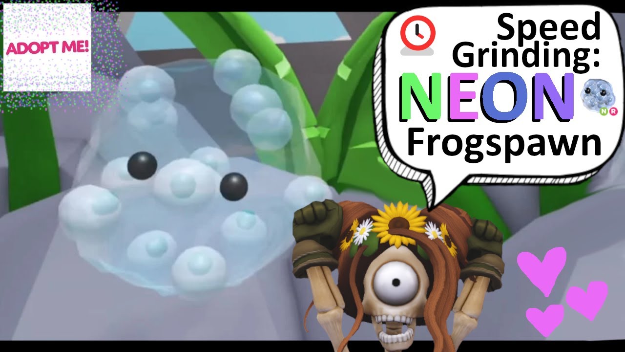 Speed Grind to NEON Frogspawn✨🐸🥚 Adopt Me (Roblox) ♡