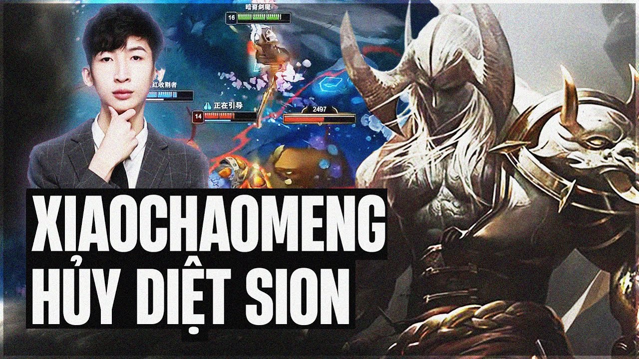 XIAOCHAOMENG VÀ CON AATROX THẦN XỬ GỌN SION GÁNH CÁNH DƯỚI LẬT KÈO MÃN NHÃN