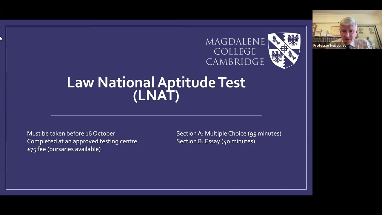 Preparing for Cambridge Law National Aptitude Test