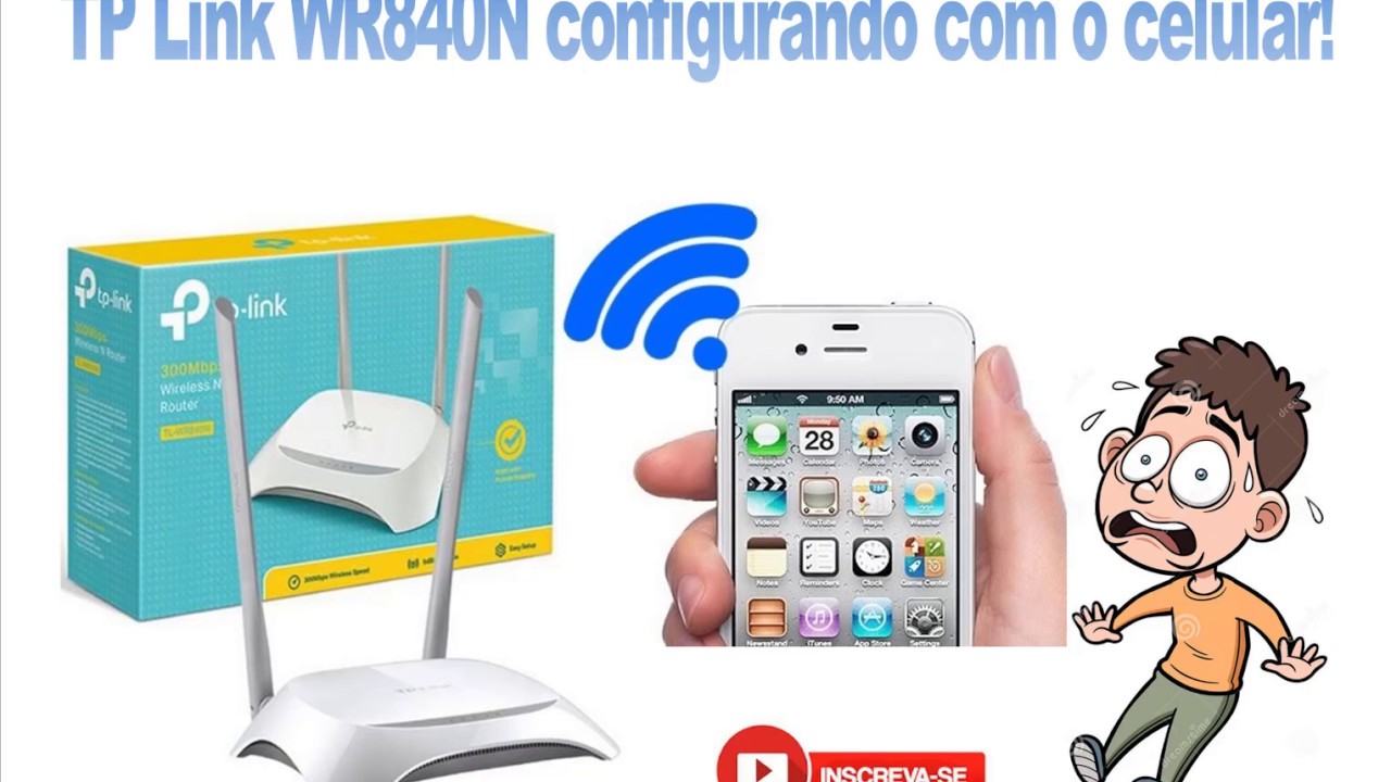 Configurando Roteador TP-Link wr840n com o celular