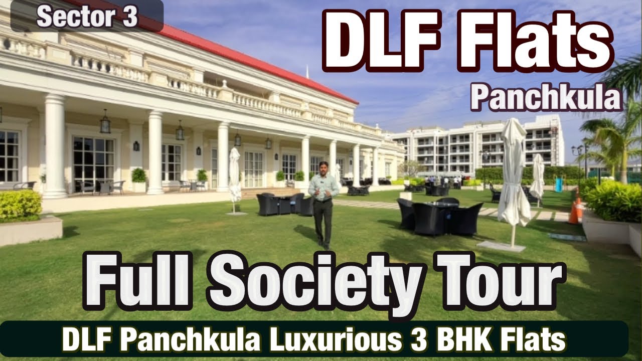 3 BHK Luxury Flats in DLF Panchkula | Full Society Tour | DLF Valley Orchard | Independent Floors