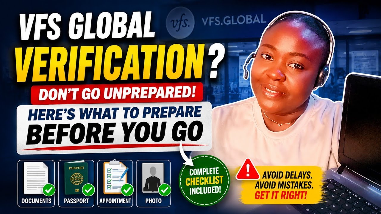 ⚠️ Don't Go to VFS Global Until You Watch This! Complete Verification Checklist (2026)