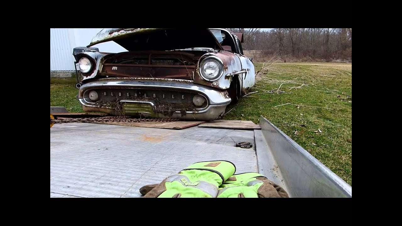 Salvage Recovery of 1957 Oldsmobile Super 88