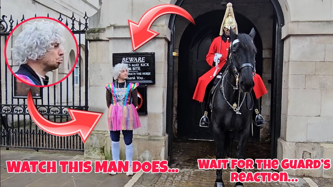 Watch What This Man Does at Horse Guards 😳! 