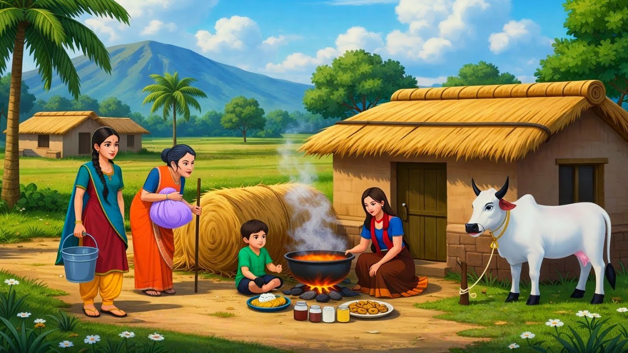 दो बहनों की लिखी तकदीर | Hindi kahani | Cartoon Story | Hindi kahaniya | Moral Stories | Hindi Story