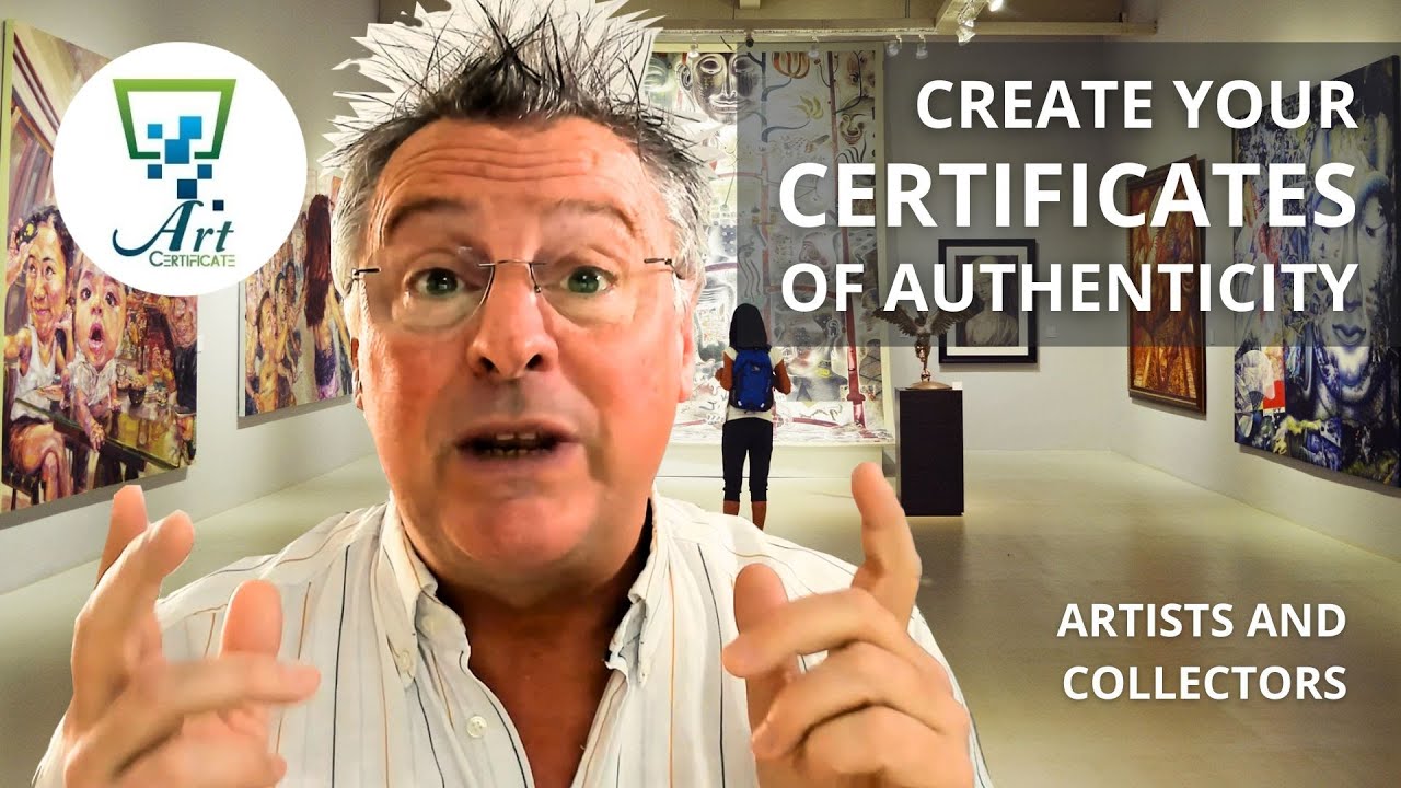 HOW TO MAKE CERTIFICATES OF AUTHENTICITY FOR ARTISTS ?