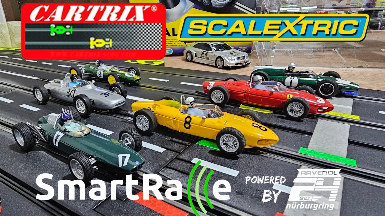 Scalextric vs Cartrix Grand Prix  Slot Cars - Thailand
