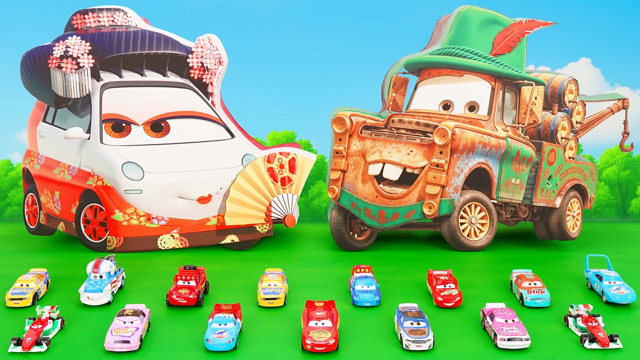 Disney Pixar Cars Unboxing Review | Lightning McQueen, Mack, Doc Hudson, Chick Hicks, Snot Rod