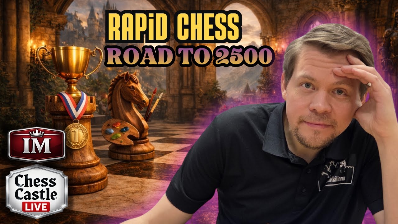 Road to 2500 Rapid | Instructive Chess & Decision-Making | ChessCastle LIVE