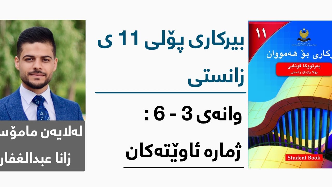 بیرکاری پۆلی 11 ی زانستی - وانەی نۆزدەیەم - بەشی 3 - 6: ژمارە ئاوێتەكان