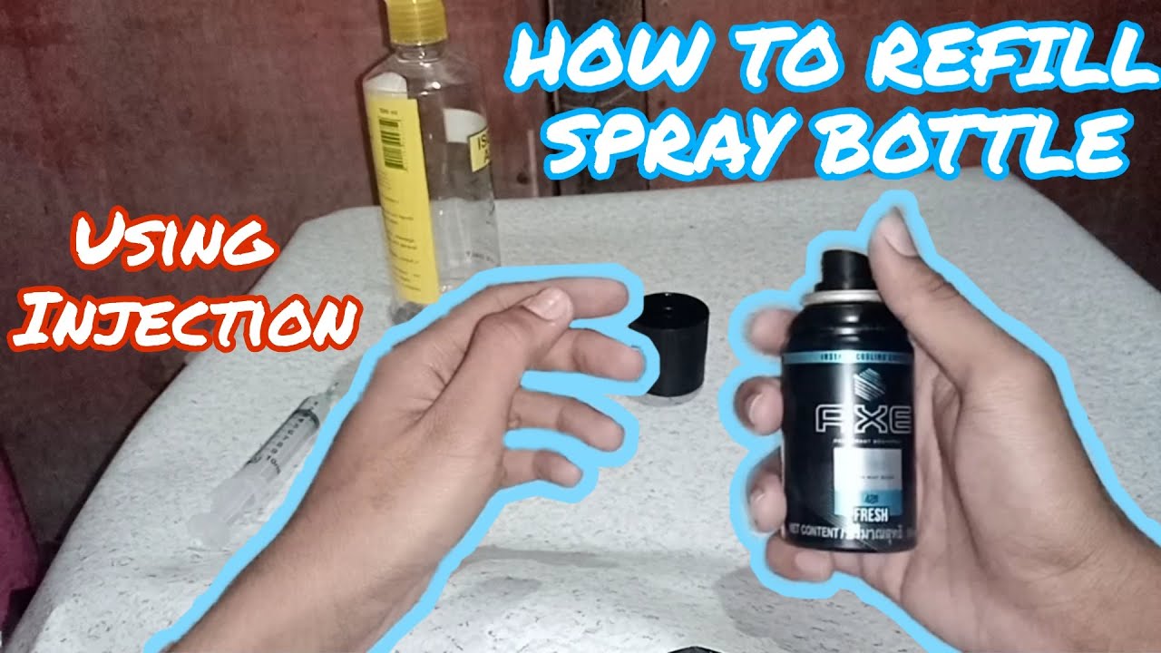 How to refill spray bottle/ How to make sanitizer spray bottle.