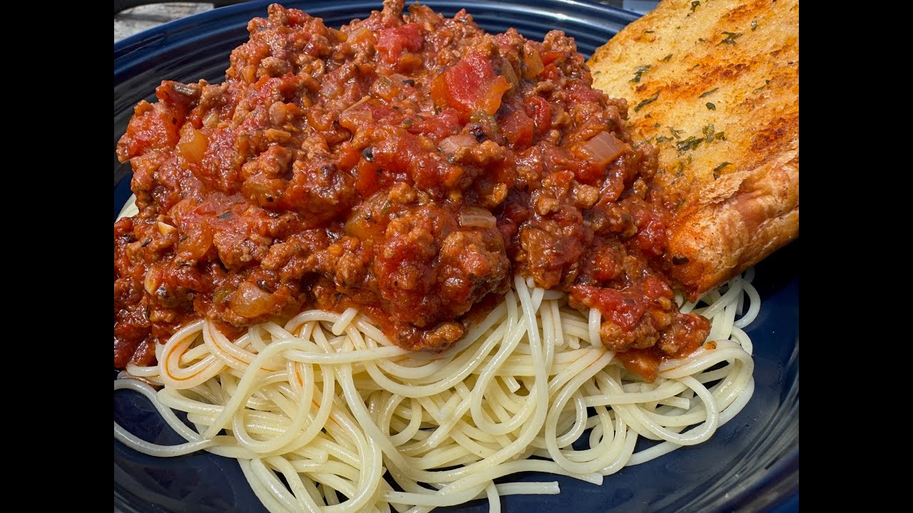My Home style Spaghetti Sauce.