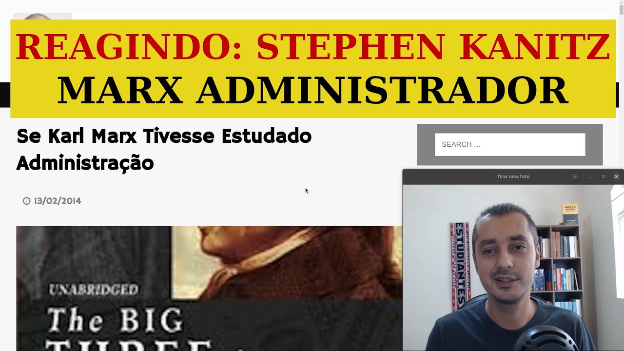 STEPHEN KANITZ: Marx administrador de empresas | REAGINDO EP #100