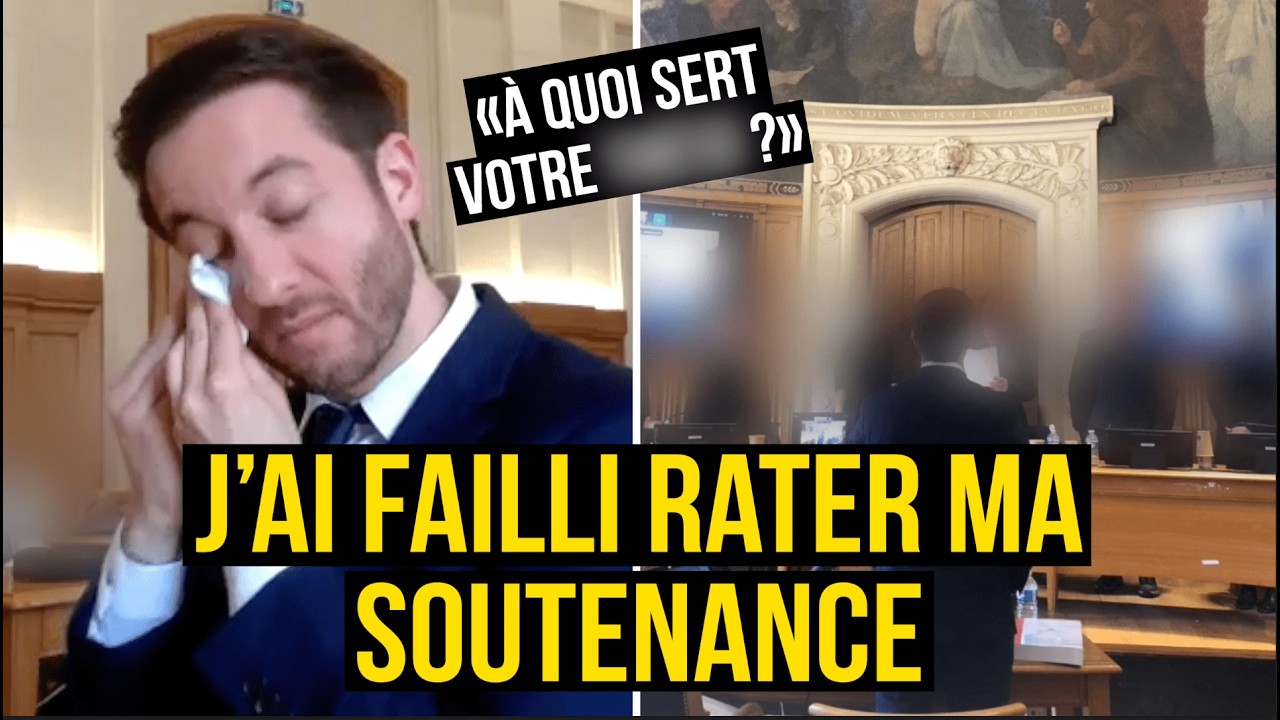 Ma Soutenance : ils m’ont posé LA question…