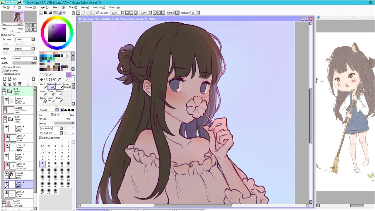 【Speedpaint】- Happy Bday Aly!