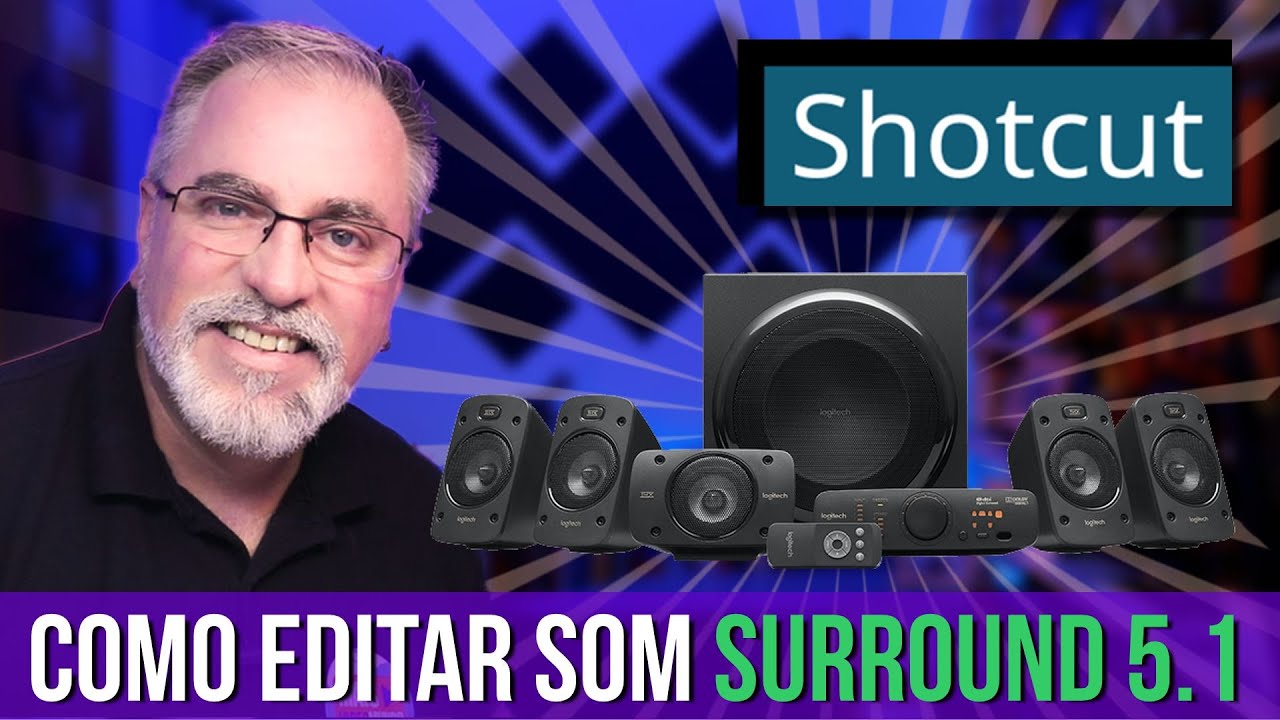 Como EDITAR SOM SURROUND 5 1 no SHOTCUT | Maisvideomundo #129