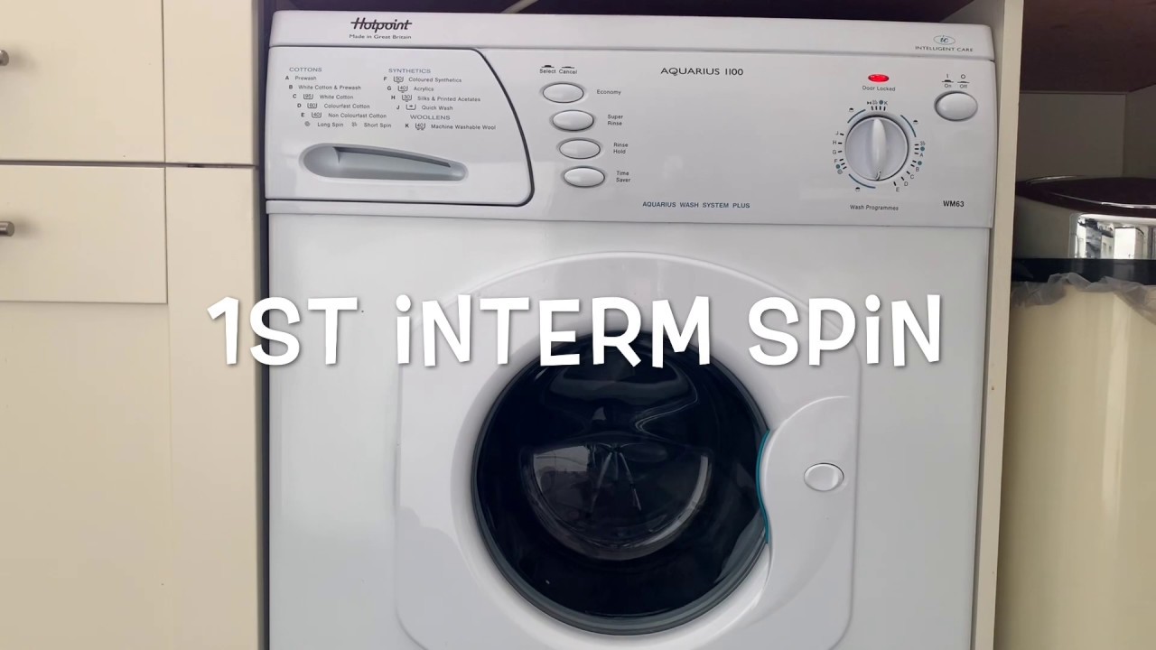 Hotpoint wm63p program D 60c colourfast cotton