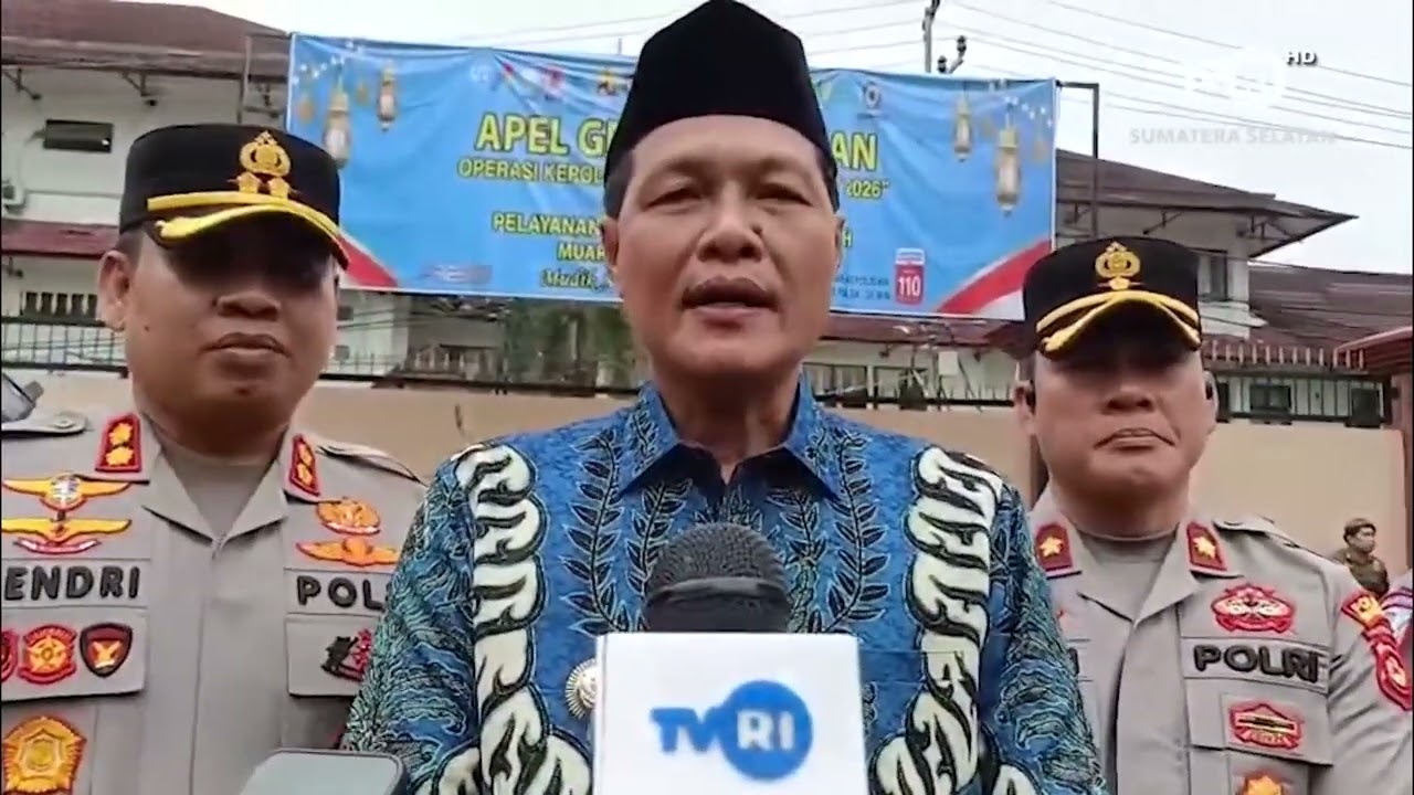 BERITA BASO PLEMBANG - APEL PASOKAN PENGAMANAN MUDEK LEBARAN