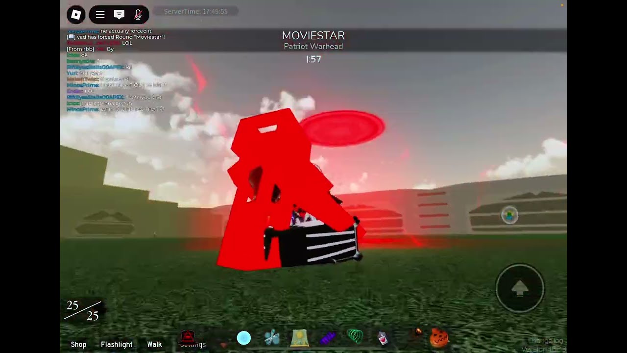 Roblox Midnight Horrors: MOVIESTAR: Patriot Warhead