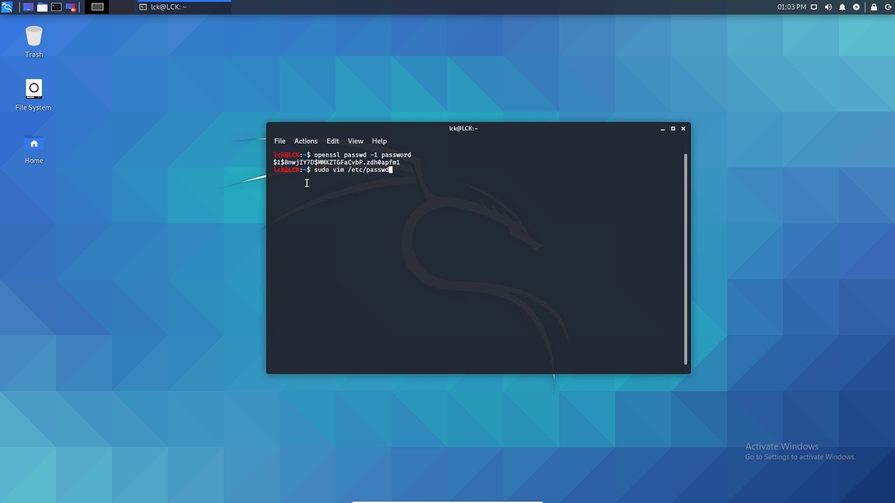 Vim Privilege Escalation Linux