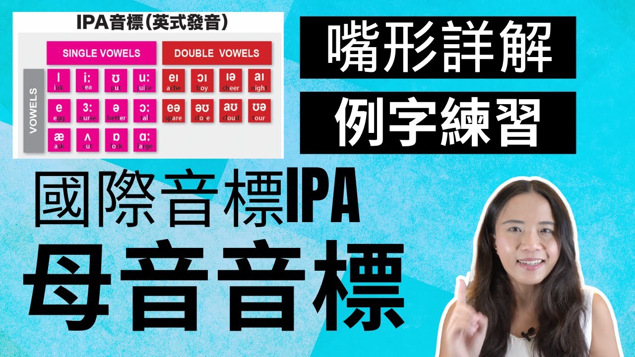 IPA國際音標「母音音標」全攻略