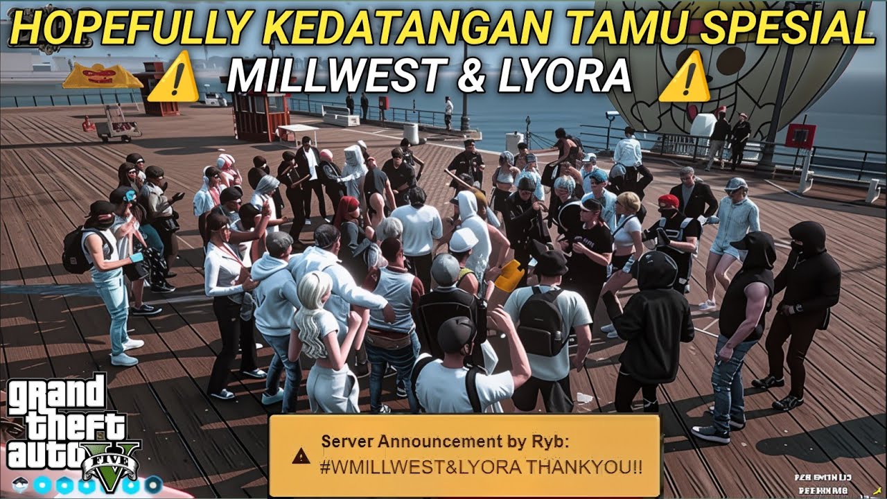 CARNAVAL BERGOYANG BERSAMA MILLWEST & LYORA | GTA 5 ROLEPLAY 