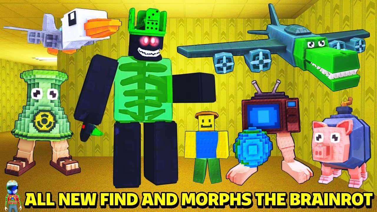 [ 60 ] Как получить ВСЕ НОВЫЕ 8 морфов Brainrot в игре FIND THE BRAINROT - Roblox