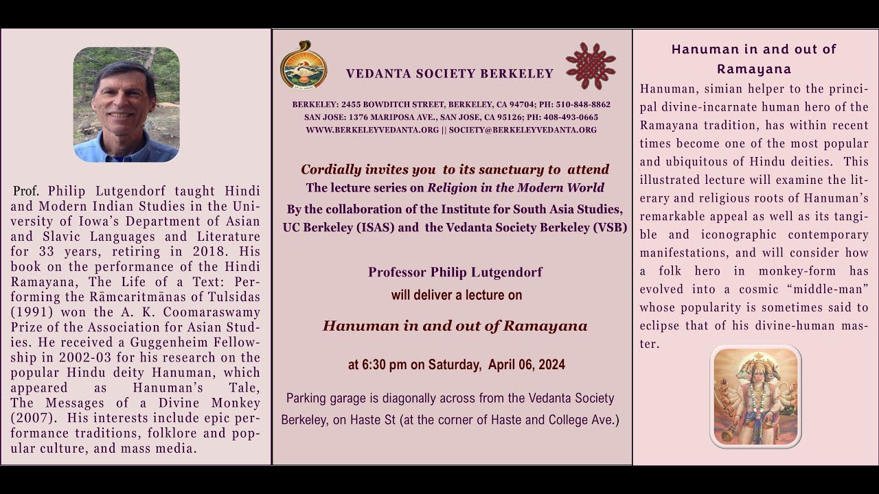 Hanuman in and out of Ramayana