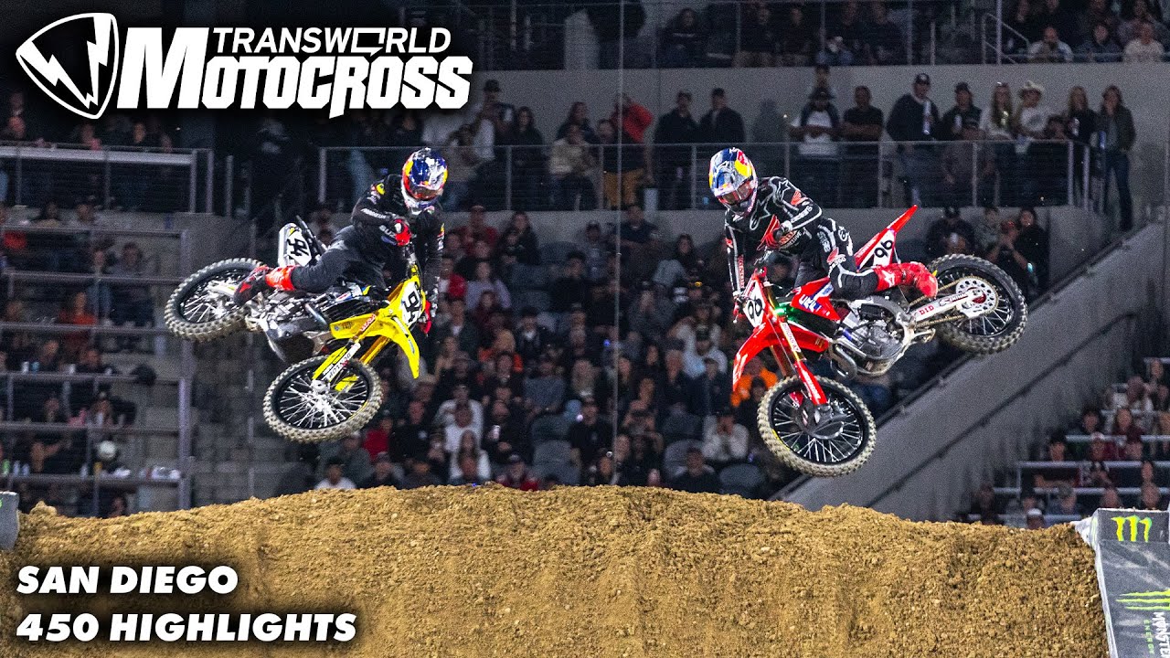 San Diego Supercross [450] Trackside Race Highlights | SMX Rd 2