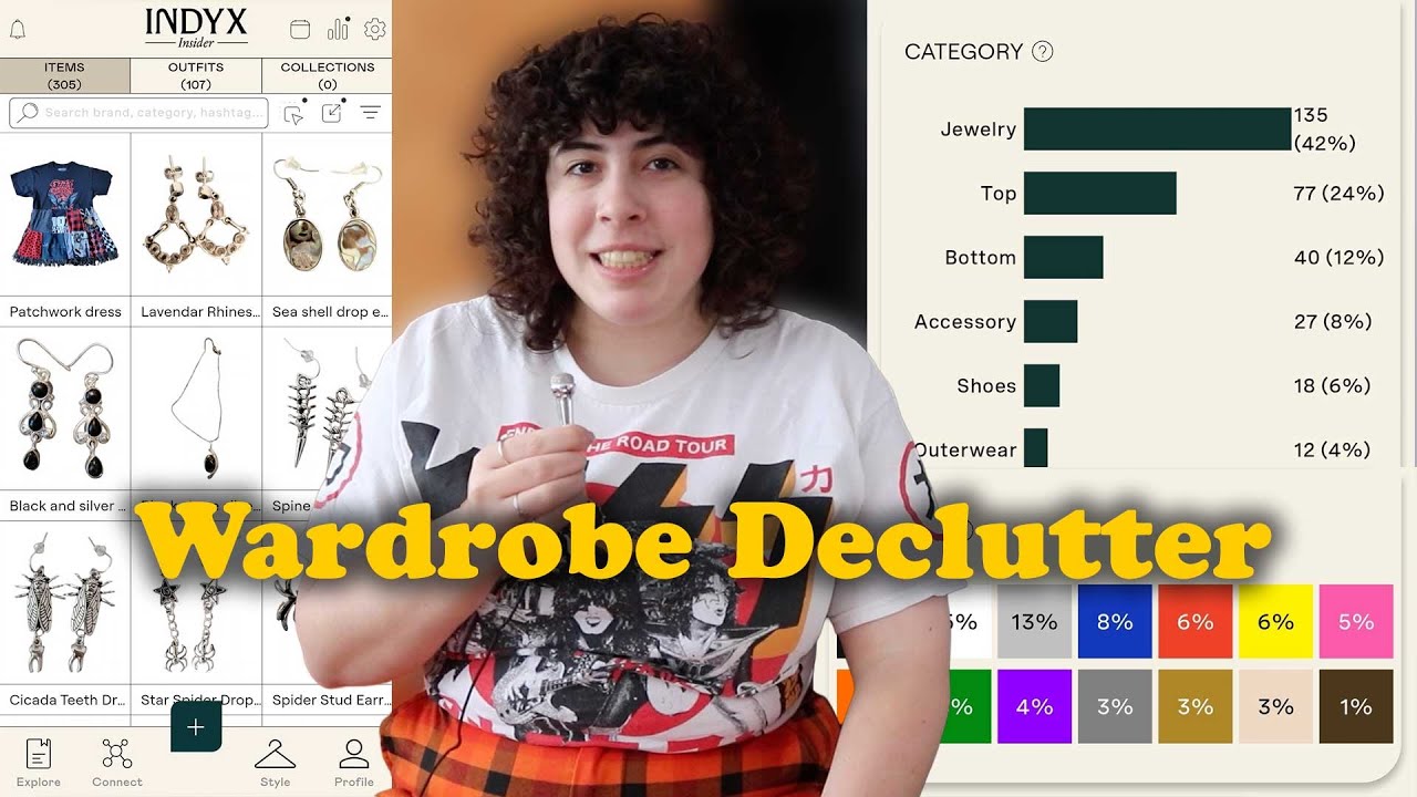 Decluttering Using My Indyx Digital Wardrobe Stats