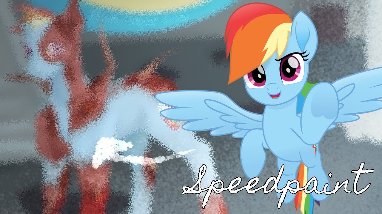 💥 MLP Speedpaint [Horror Fanart] || Rainbow Dash Horror Redesign [GORE/TRIGGER WARNING] 💥
