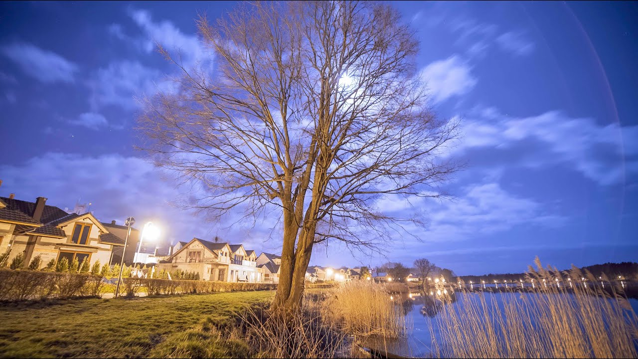 Złotów in the Stars | 4K Timelapse/Hyperlapse |