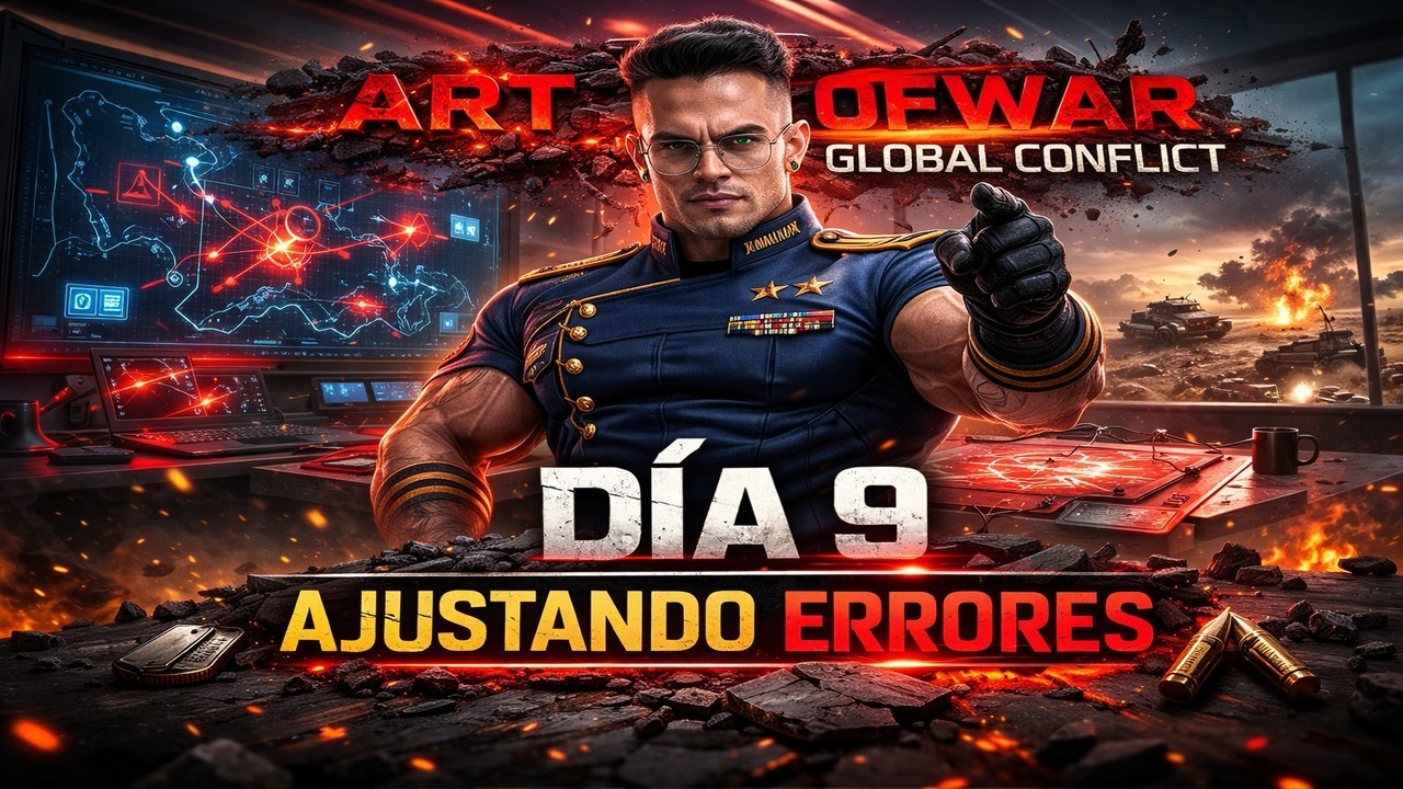 Día 9 | Ajustando errores… ahora sí se sube nivel 🔥 Art of War
