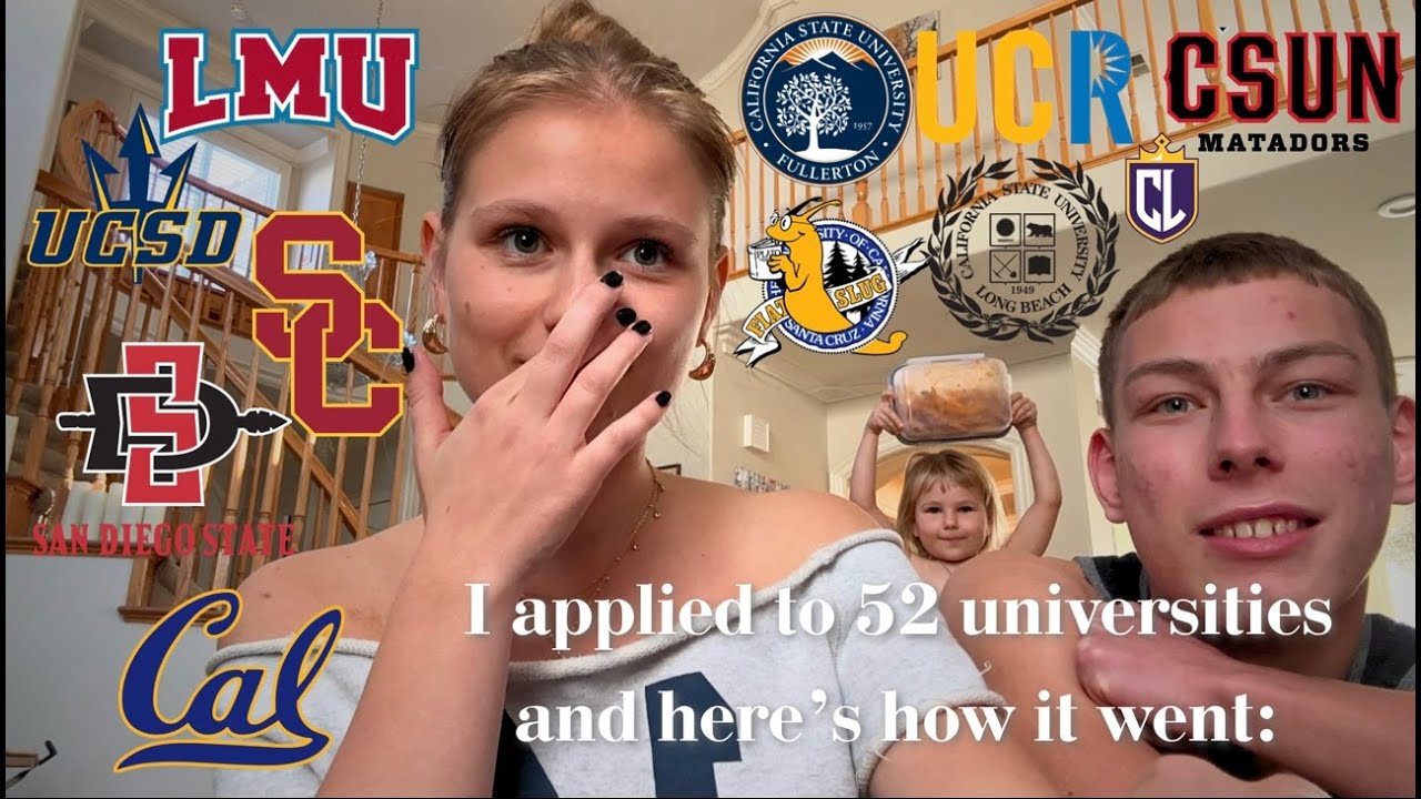 i applied to 52 universities and here's how it went