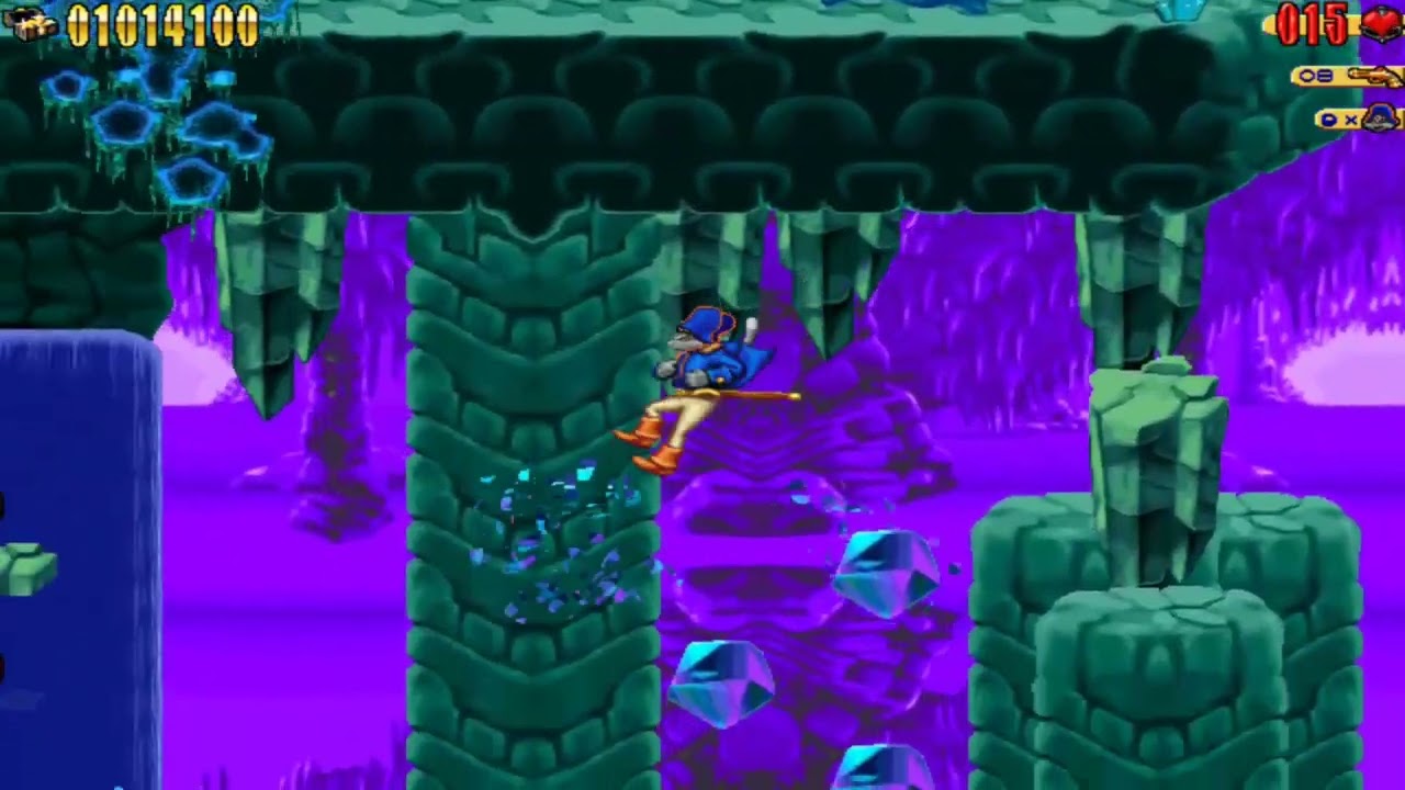 Captain claw level custom Azure prison (1+11) perfect score 