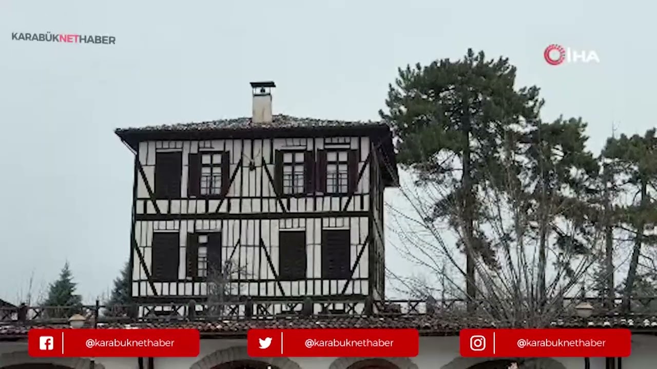 KARABÜK'ÜN YÜKSEK KESİMLERİNDE KAR YAĞIŞI BAŞLADI