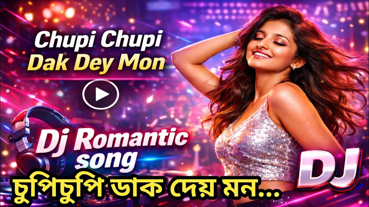 💋💞Chupi Chupi Dak Dey Mon | DJ Romantic Song | Female Vocal Bangla DJ Remix