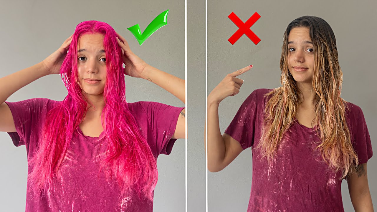 PINTEI MEU CABELO !! DEU TUDO ERRADO 😢