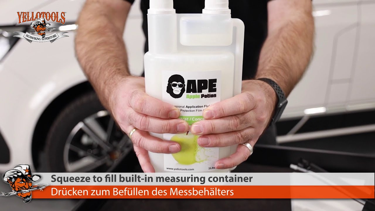 Yellotools APE Apple Potion - Application fluid for paint protection films