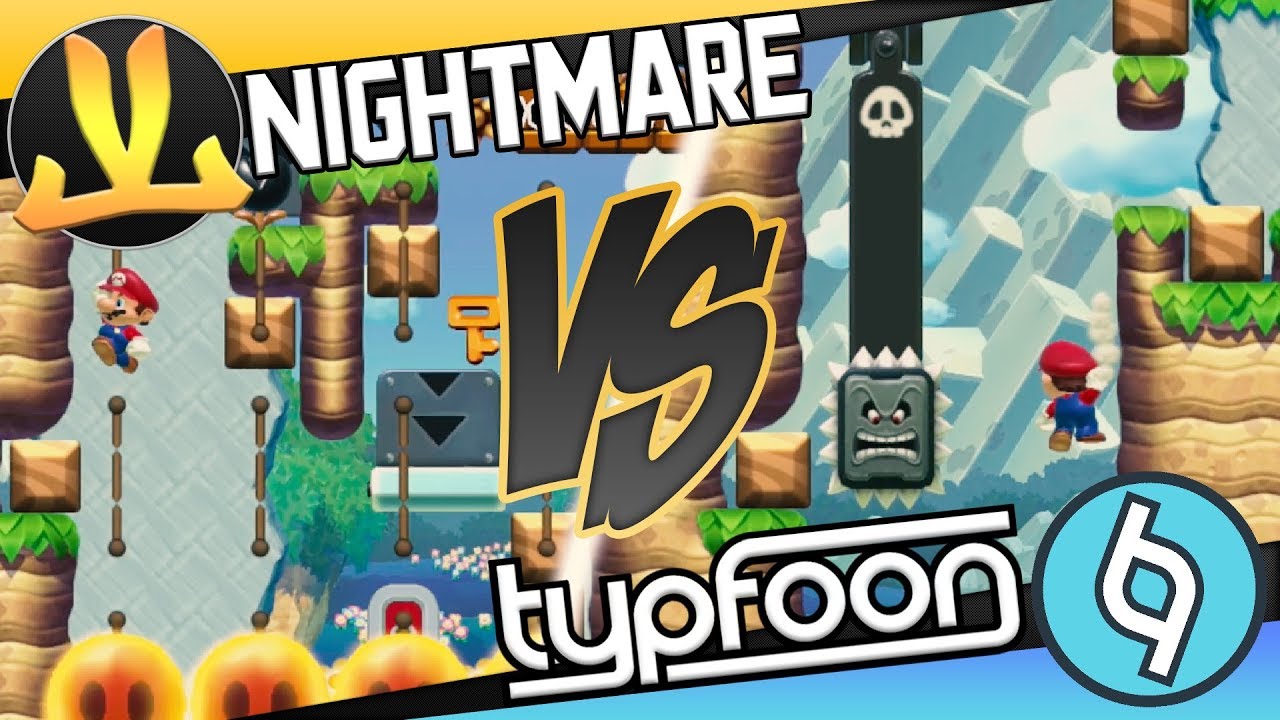 JL VS Typfoon: Walljumpin Hills | Super Mario Maker [Channel Duel]