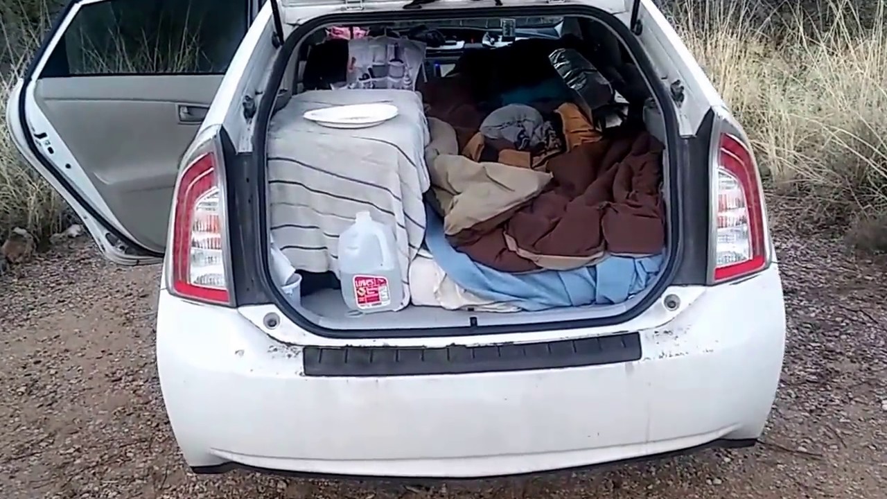 Prius/Car camping...FOR REAL!!!