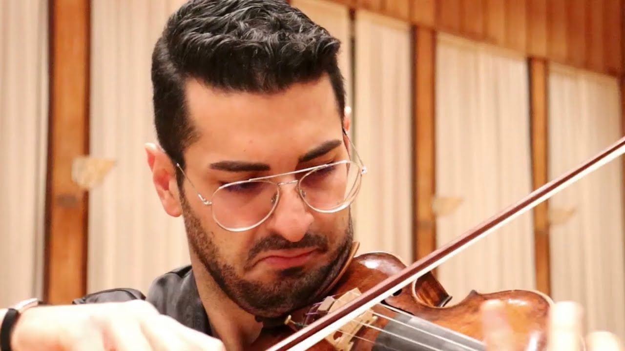 Paganini Caprice No. 5 in A minor for solo violin (original bowings) | Alican Süner