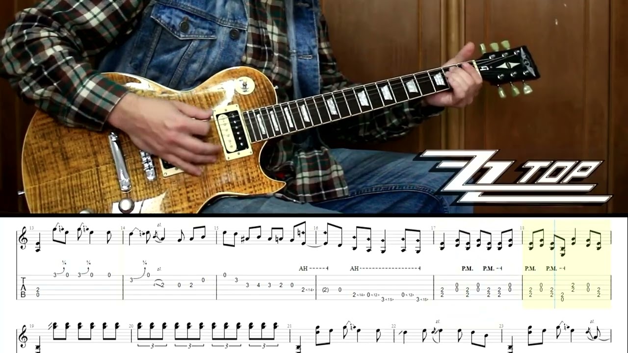 ZZ Top - She just killing me SOLO. Only Tabs.