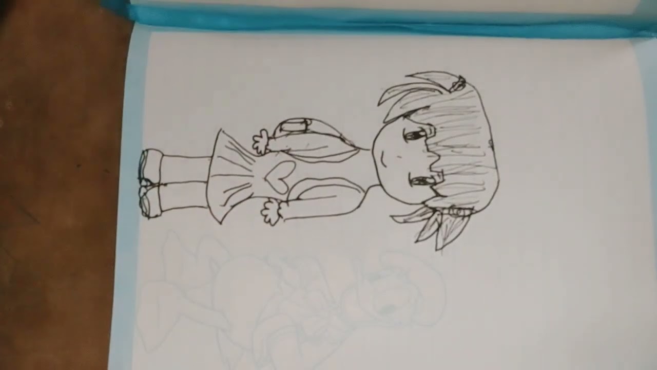 Gayatri belajar menggambar, Anak TK menggambar Anime #belajarmenggambar