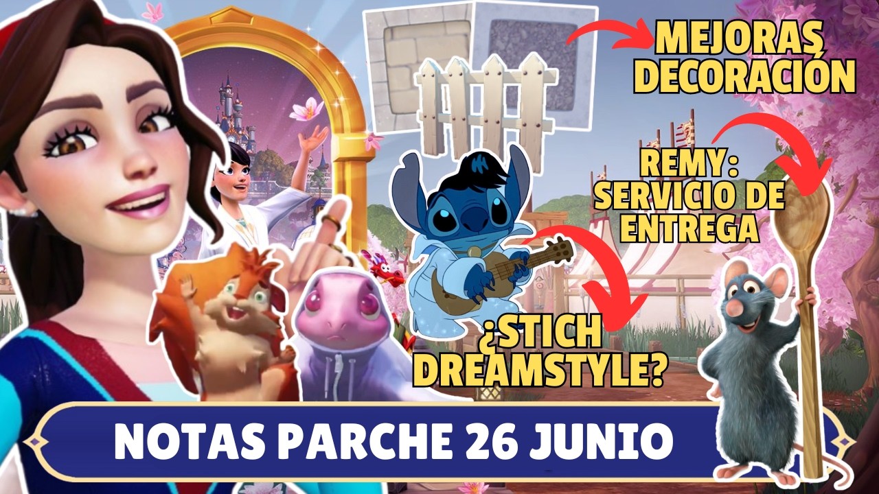 NOTAS PARCHE Mulán, la actualización CON MÁS CAMBIOS Y MEJORAS!! | Disney Dreamlight Valley