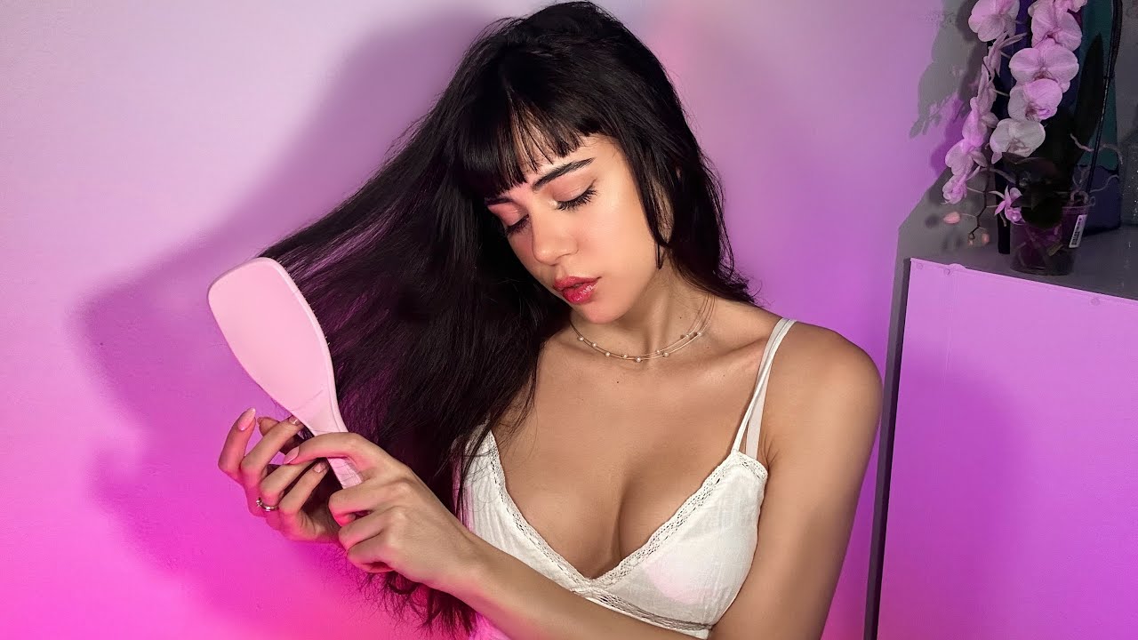 ASMR Hair brush ✨ Cepillando el cabello